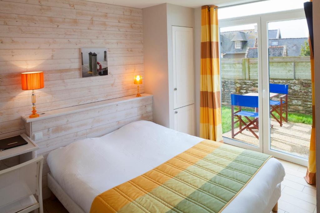 Logis Hôtel Vent d'Iroise Plougonvelin Quarto foto